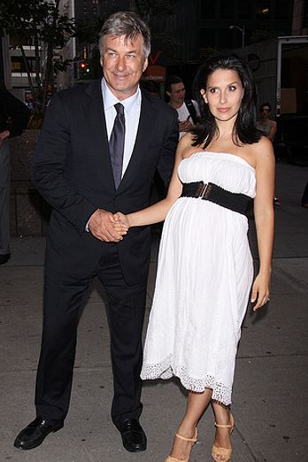 Alec Baldwin and Girls' Adam Driver at theater opening