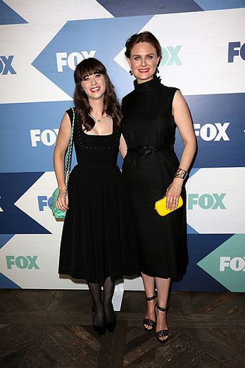 The cast of New Girl, Bones, X Factor US and more at Fox network party