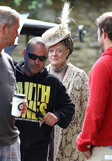 Downton Abbey cast filmshoot