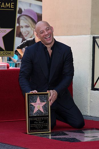 Vin Diesel Hollywood Walk of Fame