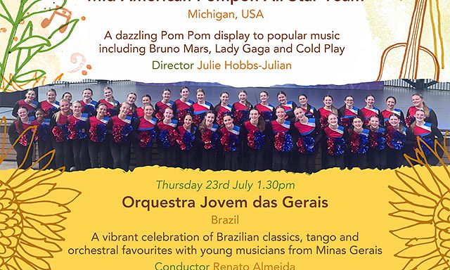 Mid American Pompon All Star Team + Orquestra Jovem das Gerais