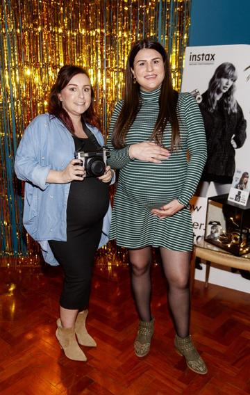 Brenda Casey and Stephanie Buckley pictured at the instax Christmas party that showcased the perfect selection of must-have gifts. Picture Andres Poveda
