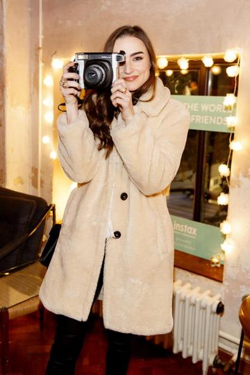 Niamh O'Sullivan pictured at the instax Christmas party that showcased the perfect selection of must-have gifts. Picture Andres Poveda
