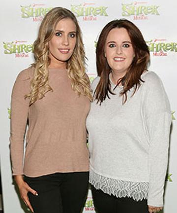 Emma Power and Katie Power at the opening night of Shrek the Musical at the Bord Gais Energy Theatre,Dublin.
Picture Brian McEvoy
No Repro fee for one use