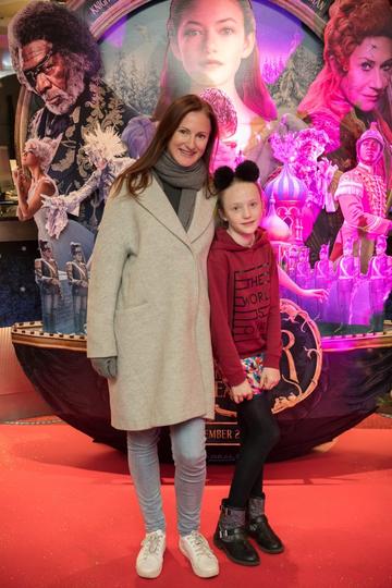 Amanda &amp; Emily Woods at the special preview screening of Disney’s ‘The Nutcracker &amp; the Four Realms’ in Movies at Dundrum. Photo: Anthony Woods.