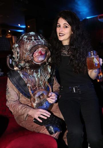 Anna Benn pictured at Kraken Black Spiced Rum's immersive movie experience in Dublin with a surprise horror movie. Pic Robbie Reynolds