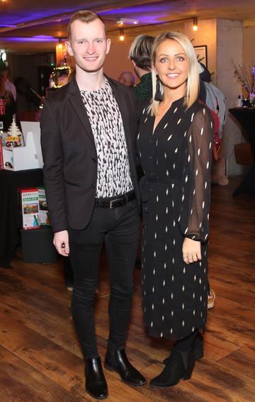 Pictured at the Amazing Aldi Christmas Showcase 2018 is Ian Collins and Aisling O Toole Photo: Leon Farrell/Photocall Ireland
