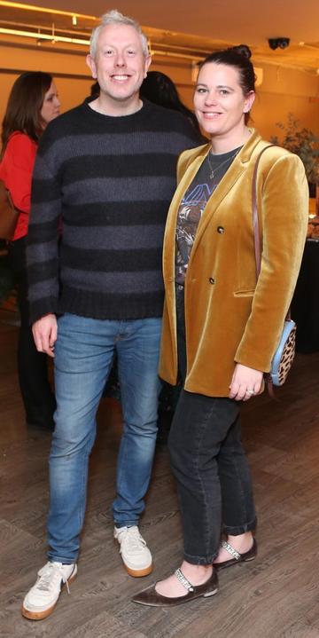 Pictured at the Amazing Aldi Christmas Showcase 2018 is anthony remedy and Corina Gaffey  Photo: Leon Farrell/Photocall Ireland