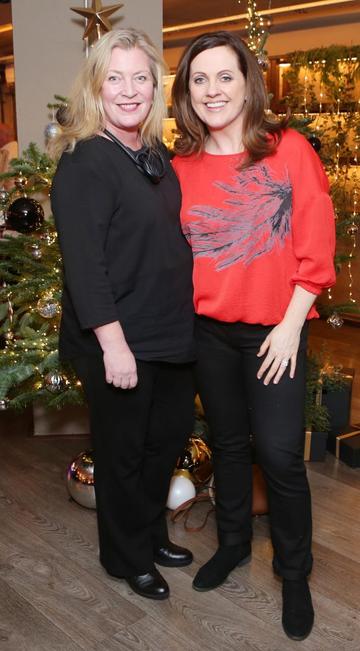 Pictured at the Amazing Aldi Christmas Showcase 2018 is  Sinead Ryan and Ruth Scott   Photo: Leon Farrell/Photocall Ireland
