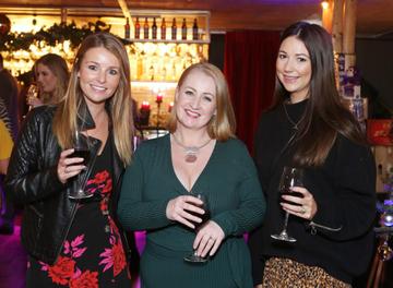 Pictured at the Amazing Aldi Christmas Showcase 2018 is Sarah Geoghegan, Siobhan O Neill and Katie Hanley . Photo: Leon Farrell/Photocall Ireland