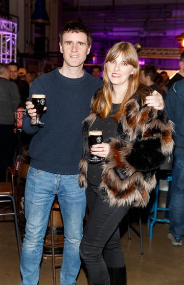 STOUT OF THIS WORLD
Kevin Burke and Leslie Ann Horgan pictured on International Stout Day as Guinness celebrated innovation in brewing with a
future of stout summit. 
 
Guinness together with guest brewers and a host of experts from around the world, celebrated bravery in brewing by hosting a Future of Stout Summit, focused on stout innovation and the opportunities in brewing this unique style of beer.
 
At the summit, Guinness announced that its brewers are set to work on a feasibility study, which will investigate the viability of brewing a Guinness fit to be enjoyed in space. Through further research, innovation and experimentation, Guinness will draw on over 259 years of experience in the hope of making a breakthrough.  
 
Hosted in the Open Gate Brewery, the home of beer innovation and experimentation at Guinness, the stout summit was attended by a team of brewers from the St. James’s Gate Brewery in Dublin and other brewers from around the world including the UK, the Netherlands, Korea as well as brewers from all over Ireland. Inspiration at the summit was also delivered by Dr. Norah Patten, who is set to be the first Irish person to travel into space, Kitchen’s Theory’s Chef, Jozef Youssef and Oxford University Gastrophysics Professor, Charles Spence, who together are on a continuous odyssey to research and demystify the field of gastronomy, and Erin Peters, the beer writer behind International Stout Day. Picture Andres Poveda
More information can be found at www.guinness.com
 
Enjoy Guinness Sensibly. Visit www.drinkaware.ie.