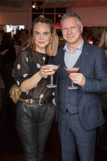 Joanne McNally &amp; Eoin Donnelly pictured at the launch of Lily O'Brien’s 'Share Wisely' bags. Photo: Anthony Woods