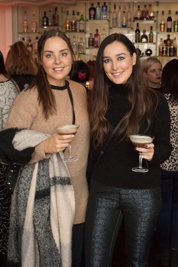 Tara White &amp; Rachel Purcell pictured at the launch of Lily O'Brien’s 'Share Wisely' bags. Photo: Anthony Woods