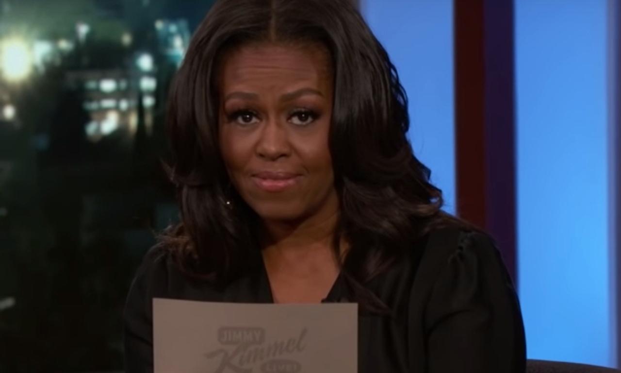 Michelle Obama reads out things she 