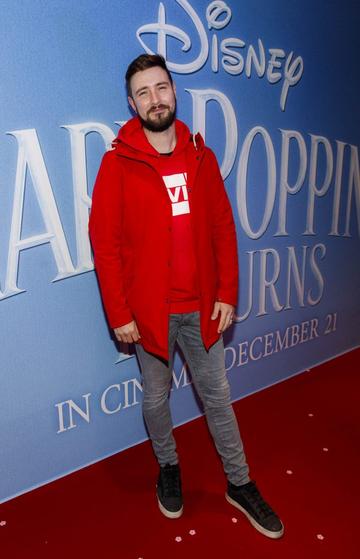 Kodaline's Jason Boland pictured at a special preview screening of Disney’s “Mary Poppins Returns,” in the Light House cinema Dublin. Picture Andres Poveda