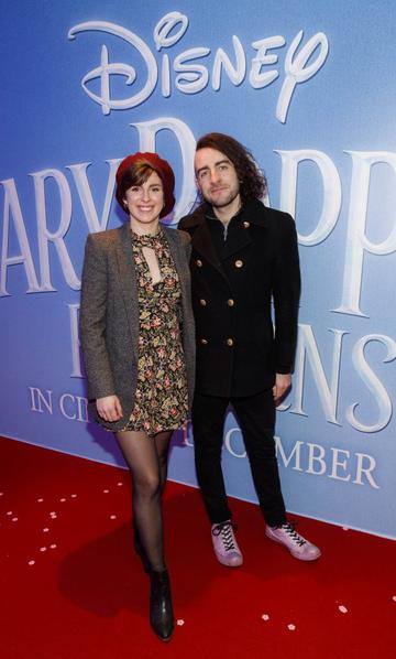 Aoife Murray and Davey Reilly pictured at a special preview screening of Disney’s “Mary Poppins Returns,” in the Light House cinema Dublin. Picture Andres Poveda