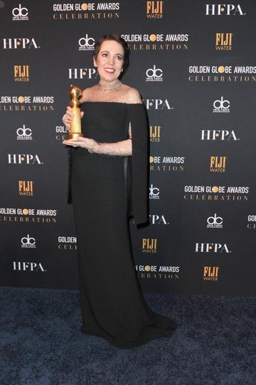 Olivia Colman attends the official viewing and after party of The Golden Globe Awards hosted by The Hollywood Foreign Press Association at The Beverly Hilton Hotel on January 6, 2019 in Beverly Hills, California.  (Photo by Rachel Luna/Getty Images)