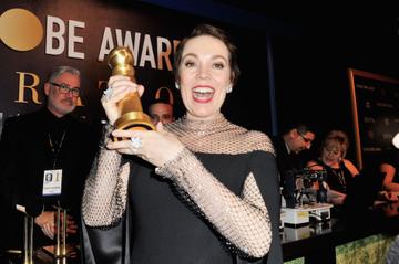 Olivia Colman  attends the official viewing and after party of The Golden Globe Awards hosted by The Hollywood Foreign Press Association at The Beverly Hilton Hotel on January 6, 2019 in Beverly Hills, California.  (Photo by Rachel Luna/Getty Images)