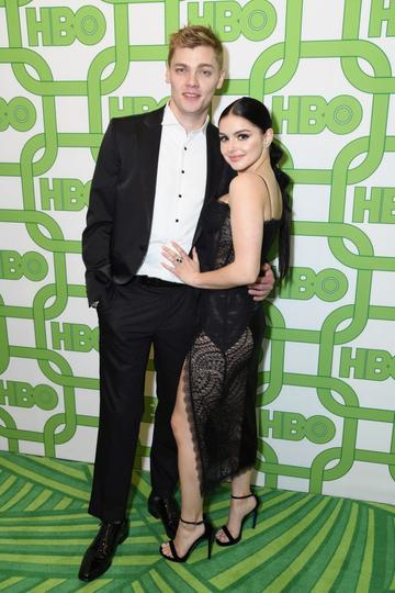 Levi Meaden (L) and Ariel Winter attend HBO's Official Golden Globe Awards After Party at Circa 55 Restaurant on January 6, 2019 in Los Angeles, California.  (Photo by Presley Ann/Getty Images)