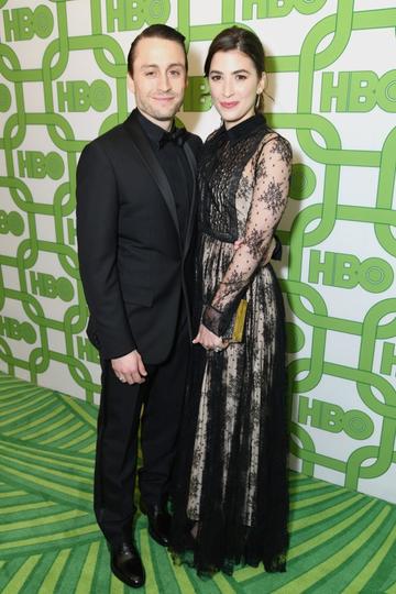 Kieran Culkin (L) and Jazz Charton attend HBO's Official Golden Globe Awards After Party at Circa 55 Restaurant on January 6, 2019 in Los Angeles, California.  (Photo by Presley Ann/Getty Images)