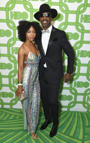 Shahidah Omar (L) and J. B. Smoove attend HBO's Official Golden Globe Awards After Party at Circa 55 Restaurant on January 6, 2019 in Los Angeles, California.  (Photo by Presley Ann/Getty Images)