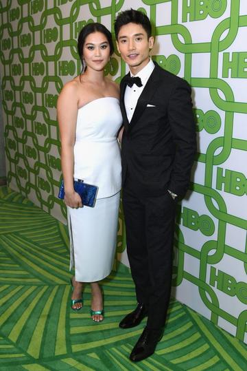 Dianne Doan (L) and Manny Jacinto attend HBO's Official Golden Globe Awards After Party at Circa 55 Restaurant on January 6, 2019 in Los Angeles, California.  (Photo by Presley Ann/Getty Images)