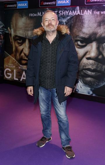 Rick O'shea pictured at the special preview screening of GLASS. Picture Andres Poveda