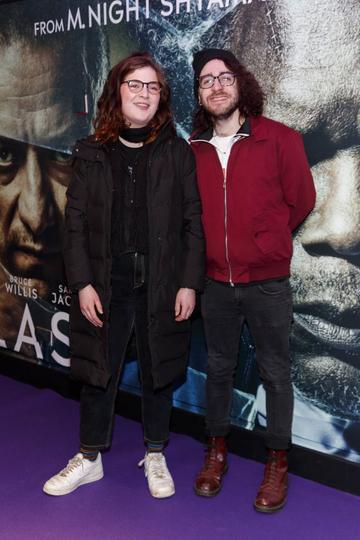 Joey Bagnel and David Reilly pictured at the special preview screening of GLASS. Picture Andres Poveda