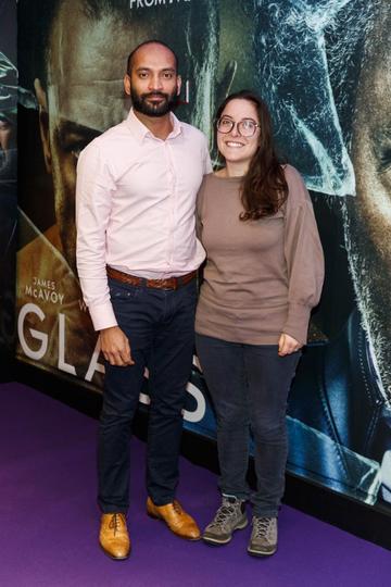 Kande Mano and Erica Soldi pictured at the special preview screening of GLASS. Picture Andres Poveda