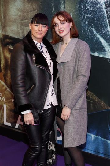Tara and Faye O'Reilly pictured at the special preview screening of GLASS. Picture Andres Poveda