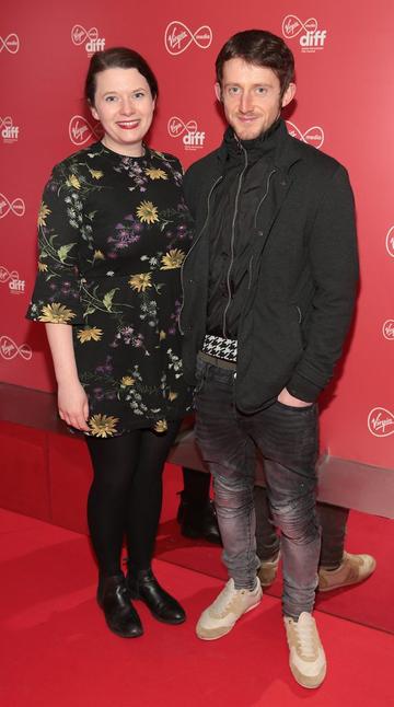Therese Anglim and Darragh Bailey at the Virgin Media Dublin International Film Festival launch at The Lighthouse Cinema, Dublin. Photo: Brian McEvoy