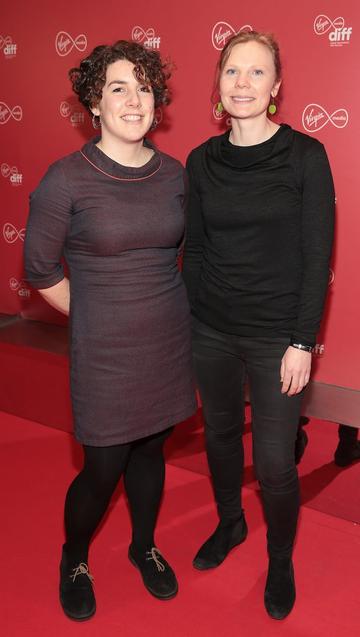 Sinead Nolan and Doireann Ansbro  at the Virgin Media Dublin International Film Festival launch at The Lighthouse Cinema, Dublin. Photo: Brian McEvoy