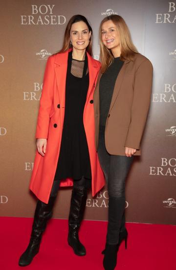 Alison Canavan &amp; Roxanne Parker pictured at an exclusive preview screening of BOY ERASED at The Stella Theatre, Ranelagh. BOY ERASED, an emotional coming-of-age and coming out drama about a young man’s journey to self-acceptance, stars Academy Award nominee Lucas Hedges alongside Academy Award winners Nicole Kidman and Russell Crowe. Guests were treated to a prosecco &amp; canapé reception upon arrival and had the pleasure of seeing the film before it hits cinemas across Ireland on February 8th. Photo: Anthony Woods