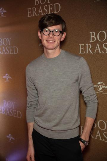Colm Corrigan pictured at an exclusive preview screening of BOY ERASED at The Stella Theatre, Ranelagh. BOY ERASED, an emotional coming-of-age and coming out drama about a young man’s journey to self-acceptance, stars Academy Award nominee Lucas Hedges alongside Academy Award winners Nicole Kidman and Russell Crowe. Guests were treated to a prosecco &amp; canapé reception upon arrival and had the pleasure of seeing the film before it hits cinemas across Ireland on February 8th. Photo: Anthony Woods