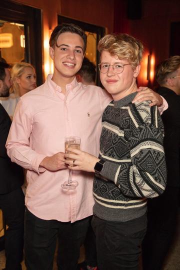 Andrew McLaughlin &amp; Jeremy Miles pictured at an exclusive preview screening of BOY ERASED at The Stella Theatre, Ranelagh. BOY ERASED, an emotional coming-of-age and coming out drama about a young man’s journey to self-acceptance, stars Academy Award nominee Lucas Hedges alongside Academy Award winners Nicole Kidman and Russell Crowe. Guests were treated to a prosecco &amp; canapé reception upon arrival and had the pleasure of seeing the film before it hits cinemas across Ireland on February 8th. Photo: Anthony Woods