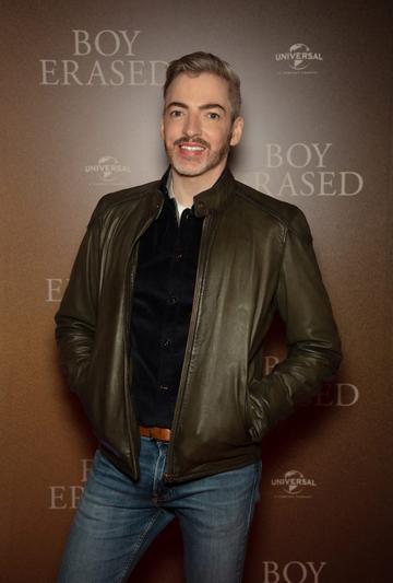 Dillon St Paul pictured at an exclusive preview screening of BOY ERASED at The Stella Theatre, Ranelagh. BOY ERASED, an emotional coming-of-age and coming out drama about a young man’s journey to self-acceptance, stars Academy Award nominee Lucas Hedges alongside Academy Award winners Nicole Kidman and Russell Crowe. Guests were treated to a prosecco &amp; canapé reception upon arrival and had the pleasure of seeing the film before it hits cinemas across Ireland on February 8th. Photo: Anthony Woods