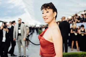 LOS ANGELES, CALIFORNIA - JANUARY 27:  (EDITORS NOTE: Image has been edited using a digital filter) Sandra Oh arrives at the 25th annual Screen Actors Guild Awards at The Shrine Auditorium on January 27, 2019 in Los Angeles, California. (Photo by Emma McIntyre/Getty Images for Turner)