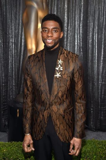 LOS ANGELES, CA - JANUARY 27:  Chadwick Boseman attends the 25th Annual Screen Actors Guild Awards at The Shrine Auditorium on January 27, 2019 in Los Angeles, California. 480595  (Photo by Dimitrios Kambouris/Getty Images for Turner)