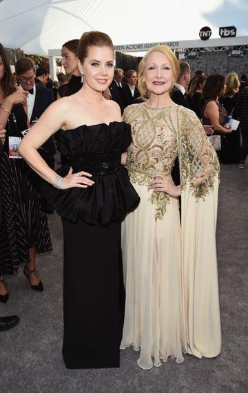 LOS ANGELES, CA - JANUARY 27:  Amy Adams (L) and Patricia Clarkson attend the 25th Annual Screen Actors Guild Awards at The Shrine Auditorium on January 27, 2019 in Los Angeles, California. 480595  (Photo by Dimitrios Kambouris/Getty Images for Turner)