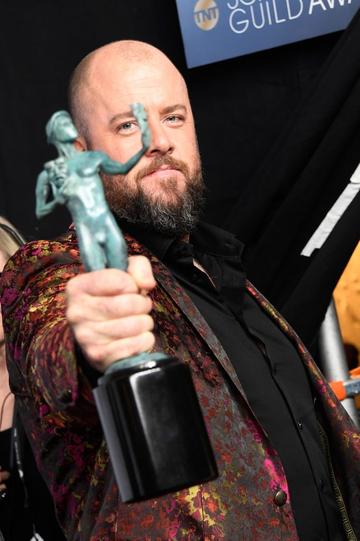 LOS ANGELES, CA - JANUARY 27:  Chris Sullivan, winner of Outstanding Performance by an Ensemble in a Drama Series for ''This Is Us,' poses in the press room during the 25th Annual Screen Actors Guild Awards at The Shrine Auditorium on January 27, 2019 in Los Angeles, California.  (Photo by Frazer Harrison/Getty Images)