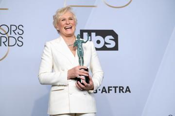 LOS ANGELES, CALIFORNIA - JANUARY 27: Glenn Close poses in the press room at the 25th annual Screen Actors Guild Awards at The Shrine Auditorium on January 27, 2019 in Los Angeles, California. (Photo by Sarah Morris/Getty Images)