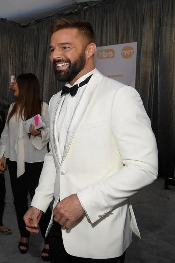 LOS ANGELES, CA - JANUARY 27:  Ricky Martin attends the 25th Annual Screen Actors Guild Awards at The Shrine Auditorium on January 27, 2019 in Los Angeles, California.  (Photo by Kevork Djansezian/Getty Images)