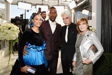 LOS ANGELES, CA - JANUARY 27:  (L-R) Amatus Sami-Karim, Mahershala Ali , Sam Elliott, and Katharine Ross attend the 25th Annual Screen Actors Guild Awards at The Shrine Auditorium on January 27, 2019 in Los Angeles, California.  (Photo by Kevork Djansezian/Getty Images)