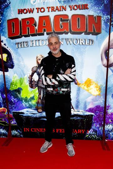 Repro Free: 27/01/2019 Baz Ashmawy pictured at the Irish premiere screening of HOW TO TRAIN YOUR DRAGON: THE HIDDEN WORLD at the Light House Cinema, Dublin. Starring Kit Harrington, Cate Blanchett, America Ferrera, Jonah Hill, Kristen Wiig and Jay Baruchel, HOW TO TRAIN YOUR DRAGON : THE HIDDEN WORLD hits cinemas across Ireland from February 1st. Now chief and ruler of Berk alongside Astrid, Hiccup has created a gloriously chaotic dragon utopia.  When the sudden appearance of female Light Fury coincides with the darkest threat their village has ever faced, Hiccup and Toothless must leave the only home they’ve known and journey to a hidden world thought only to exist in myth.  As their true destines are revealed, dragon and rider will fight together—to the very ends of the Earth—to protect everything they’ve grown to treasure. Picture Andres Poveda