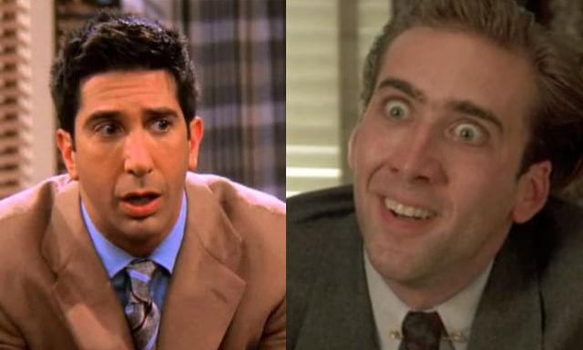 Ever notice how much Ross from 'Friends' looks like Nicolas Cage?