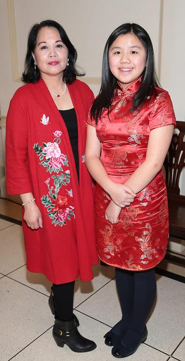 Mei Tsang and Josephine Choo pictured at the official opening event of Dublin Chinese New Year Festival 2019 at The Hugh Lane Gallery sponsored by Kildare Village. Dublin Chinese New Year Festival runs until 17th February for more see www.dublinchinesenewyear.com 

Pic Brian McEvoy