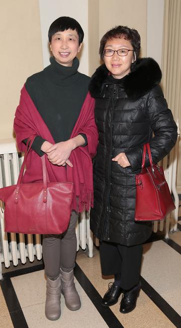 Jane Zuo and Zhang Xuan pictured at the official opening event of Dublin Chinese New Year Festival 2019 at The Hugh Lane Gallery sponsored by Kildare Village. Dublin Chinese New Year Festival runs until 17th February for more see www.dublinchinesenewyear.com 

Pic Brian McEvoy