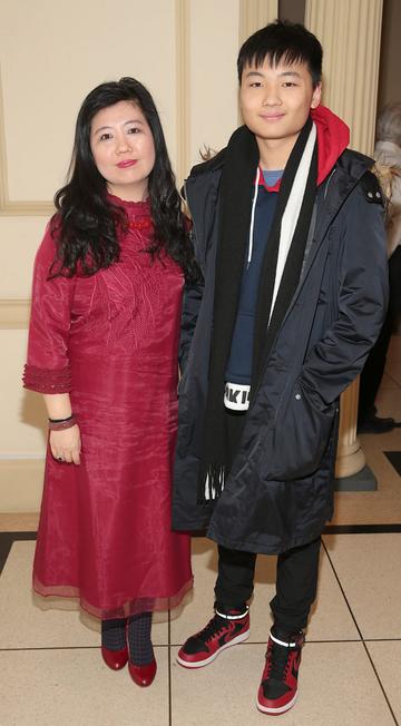 Penny Pu and Borris Pu pictured at the official opening event of Dublin Chinese New Year Festival 2019 at The Hugh Lane Gallery sponsored by Kildare Village. Dublin Chinese New Year Festival runs until 17th February for more see www.dublinchinesenewyear.com 

Pic Brian McEvoy
