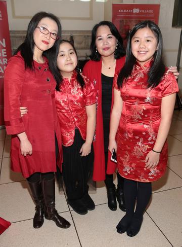 Yue Yu , Linxi Yu ,Mei Tsang and Josephine Choo pictured at the official opening event of Dublin Chinese New Year Festival 2019 at The Hugh Lane Gallery sponsored by Kildare Village. Dublin Chinese New Year Festival runs until 17th February for more see www.dublinchinesenewyear.com 

Pic Brian McEvoy
