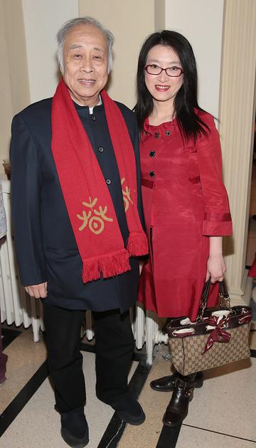 Howard Pau and Yue Yu pictured at the official opening event of Dublin Chinese New Year Festival 2019 at The Hugh Lane Gallery sponsored by Kildare Village. Dublin Chinese New Year Festival runs until 17th February for more see www.dublinchinesenewyear.com 

Pic Brian McEvoy
